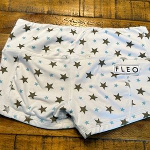 Fleo stars Booty shorts size s.